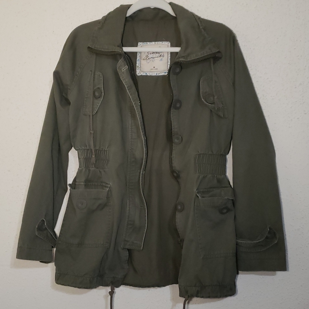 Olive green light jacket